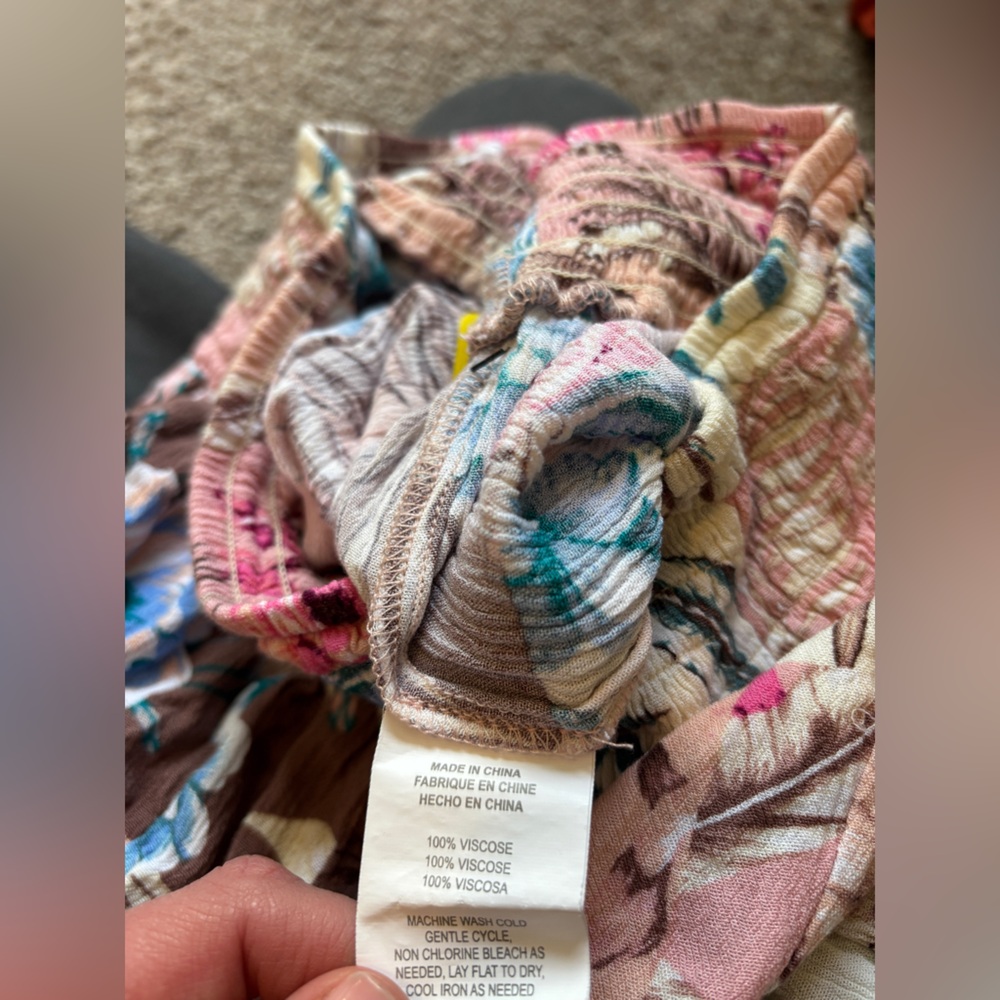 O’neill Multicolor Botanical Patchwork Style Pants - image 5